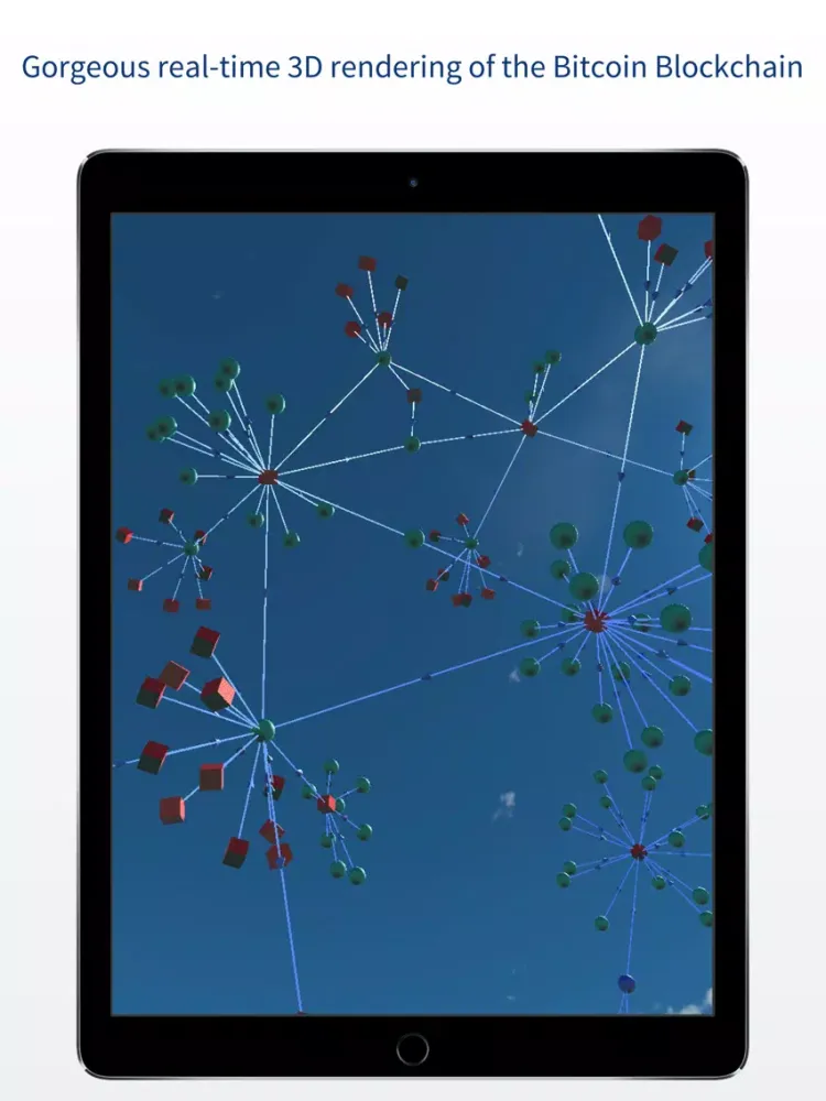 Blockchain 3D and VR Explorer iPad  سکرین شاٹس