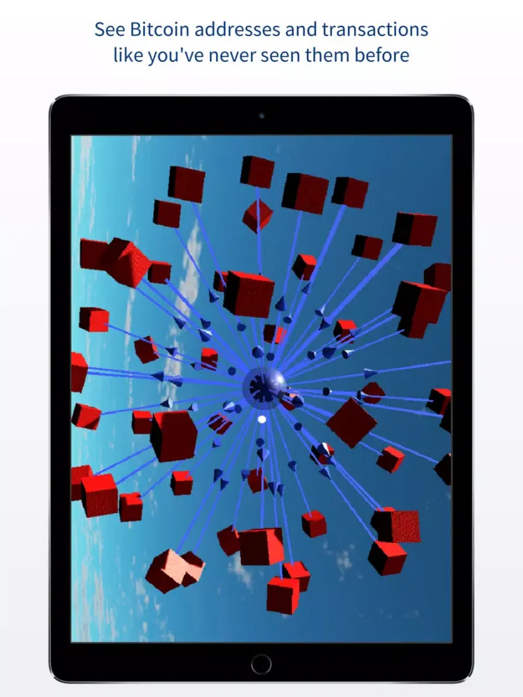 Blockchain 3D and VR Explorer iPad  سکرین شاٹس