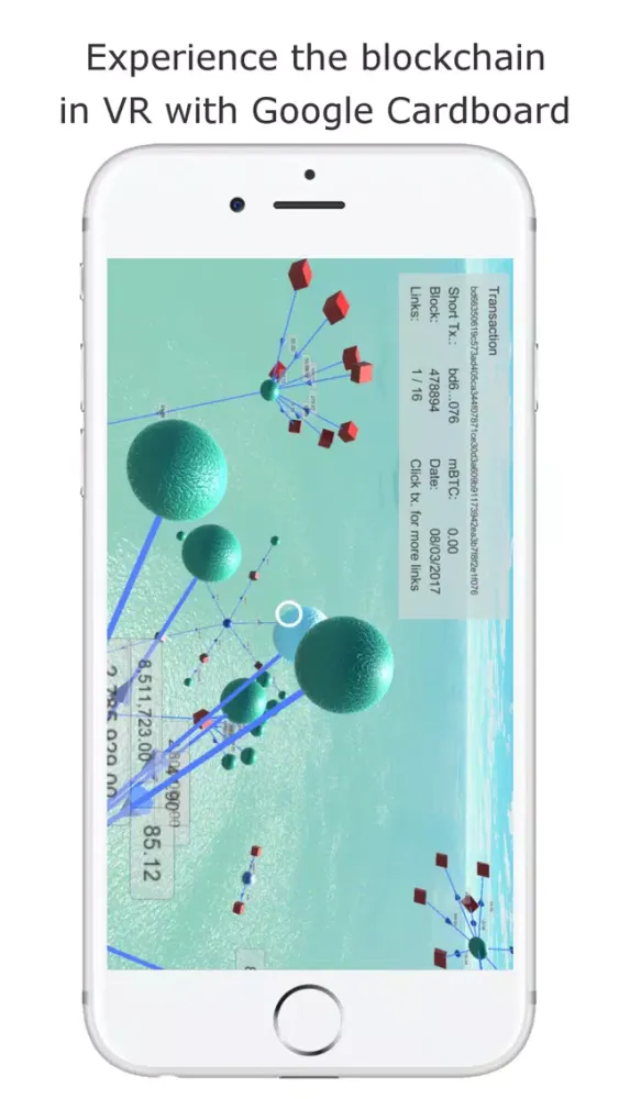 Blockchain 3D and VR Explorer سکرین شاٹس