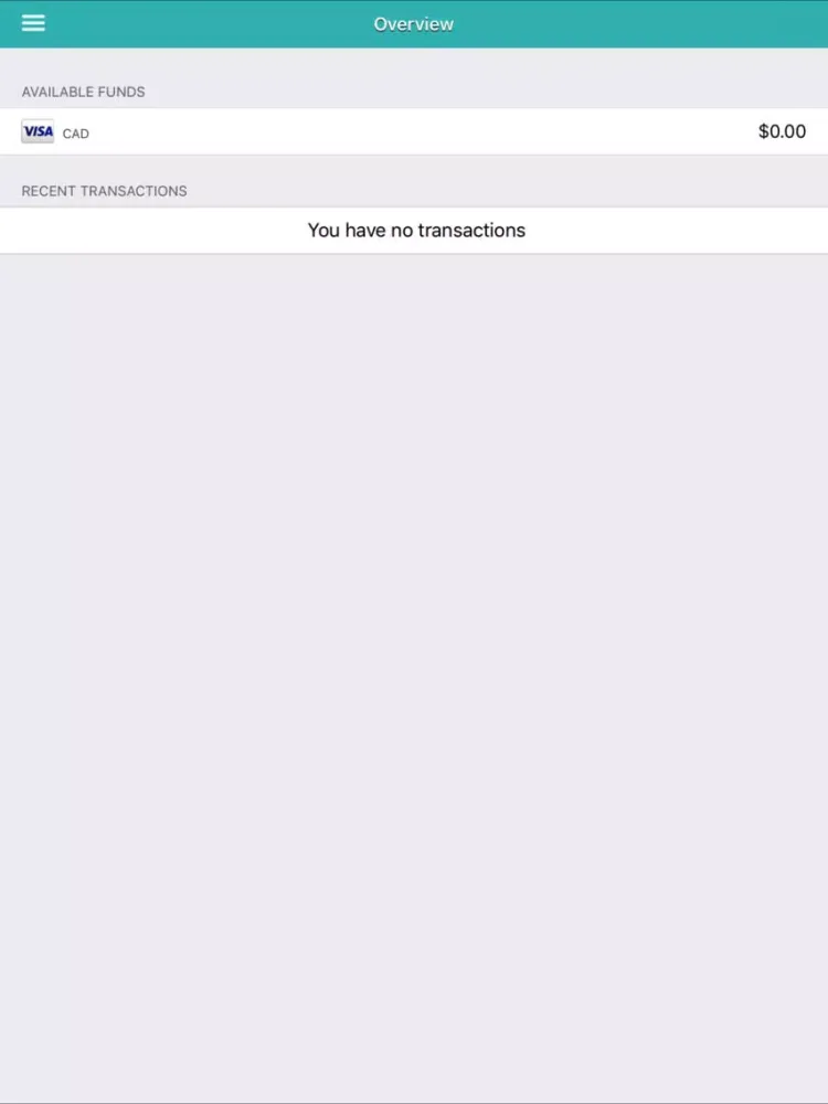 Tangkapan layar BJE Pay Portal iPad 