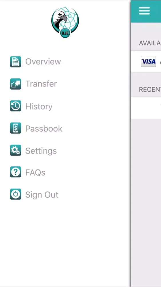 Tangkapan layar BJE Pay Portal
