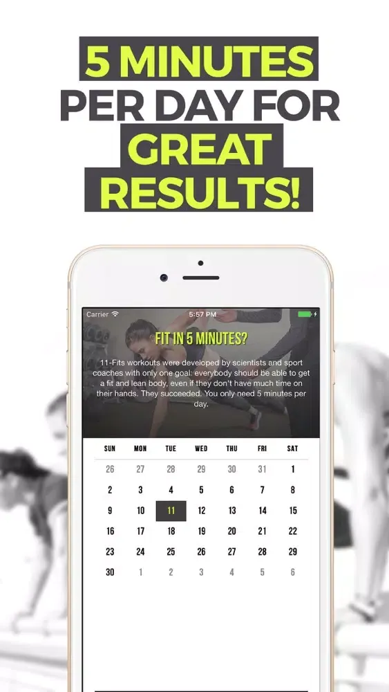 Zrzuty ekranu 11-Fit - fit in 11 days