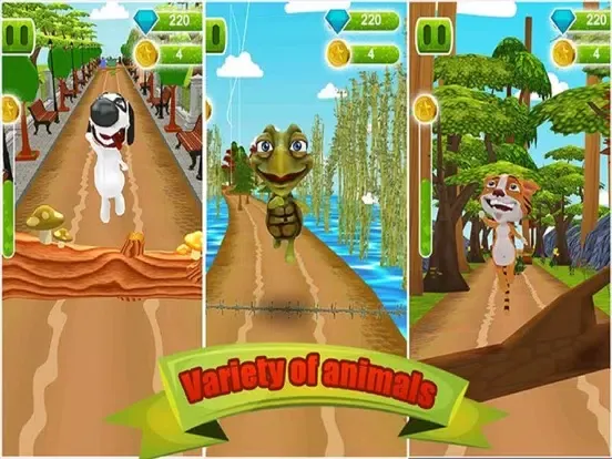 تصاویر Jungle Animal Run iPad 