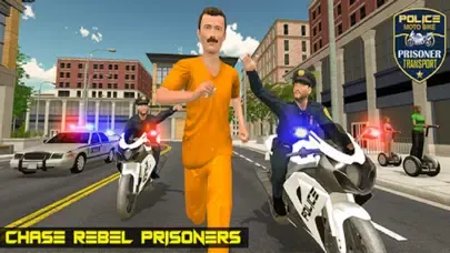 Capturas de tela do Police Bike Prisoner Transport