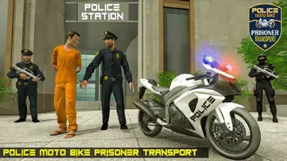 Capturas de tela do Police Bike Prisoner Transport