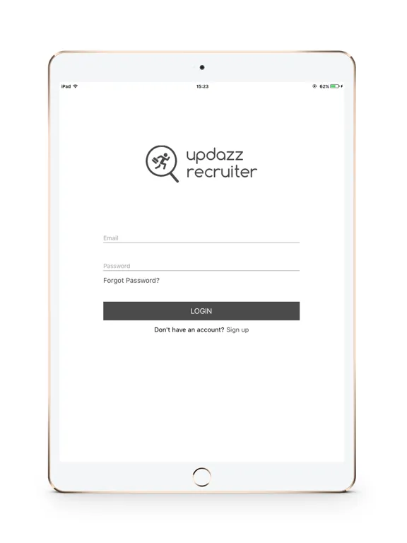 updazz Recruiter iPad  سکرین شاٹس