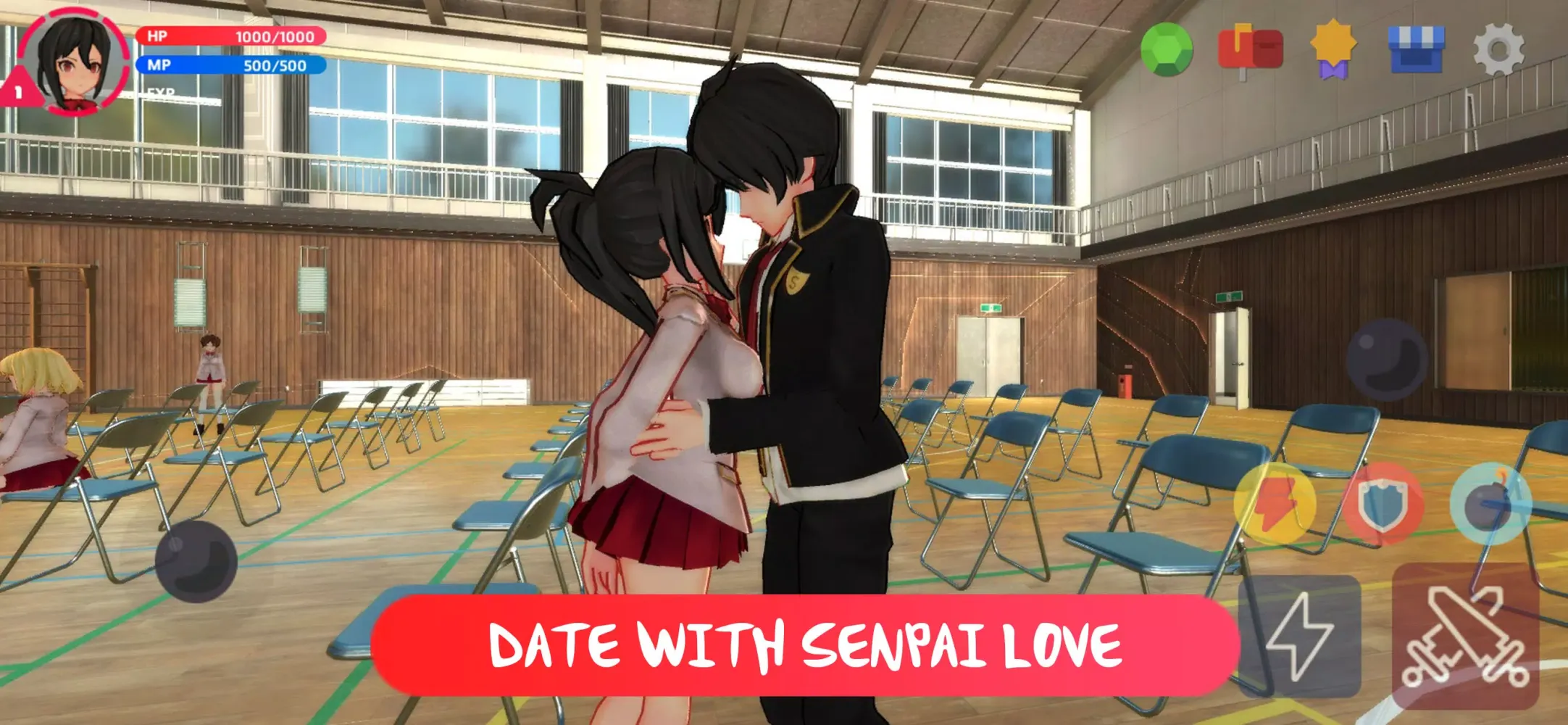 Captures d'écran de High School Simulator 3D
