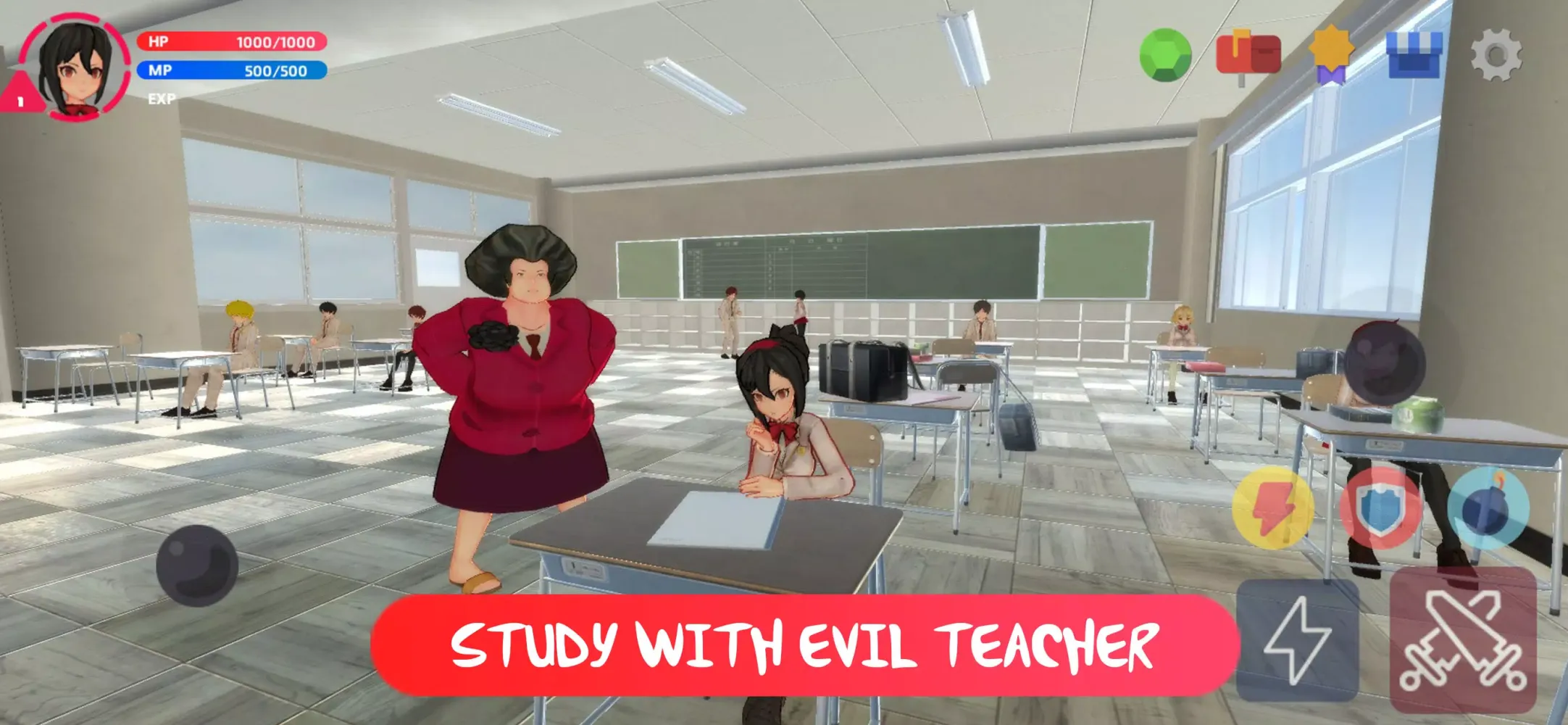 Captures d'écran de High School Simulator 3D