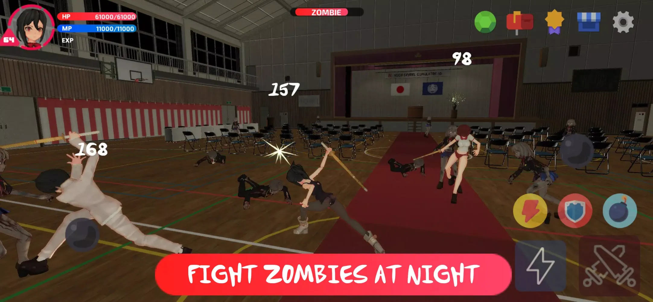 Captures d'écran de High School Simulator 3D