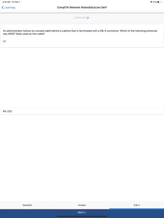Capturas de pantalla de CompTIA Network+ Exam Prep iPad 