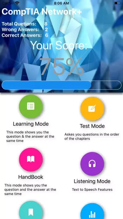 Capturas de pantalla de CompTIA Network+ Exam Prep