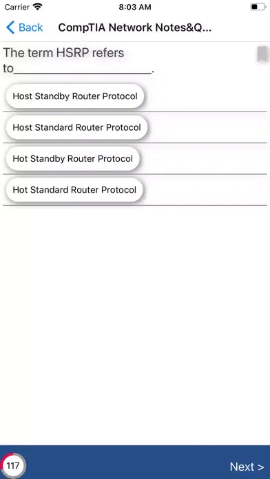 Capturas de pantalla de CompTIA Network+ Exam Prep