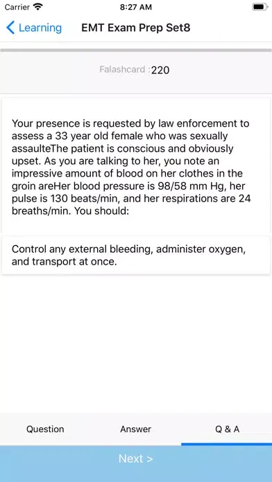 Captures d'écran de EMT Exam Prep Notes&Quizzes