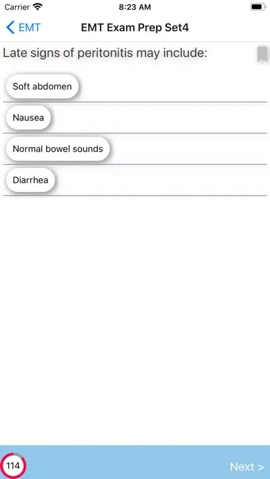 Captures d'écran de EMT Exam Prep Notes&Quizzes