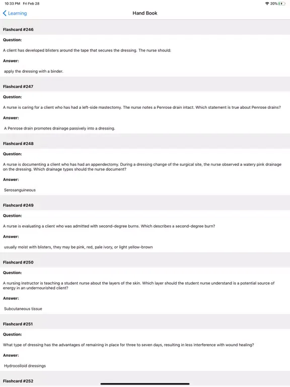 Skin Integrity and Wound Care iPad  Ekran Görüntüleri