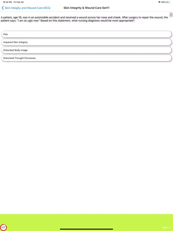 Skin Integrity and Wound Care iPad  Ekran Görüntüleri