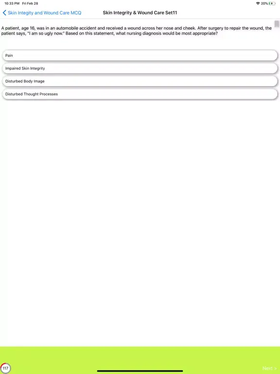 Skin Integrity and Wound Care iPad  Ekran Görüntüleri