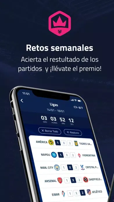 Capturas de pantalla de Retos Fútbol