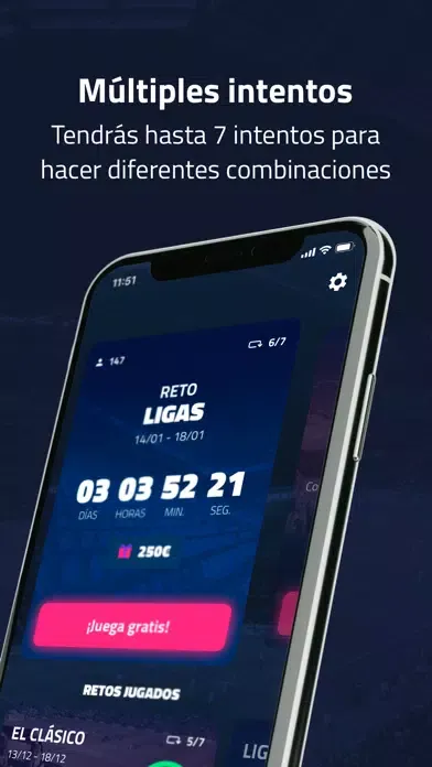 Capturas de pantalla de Retos Fútbol