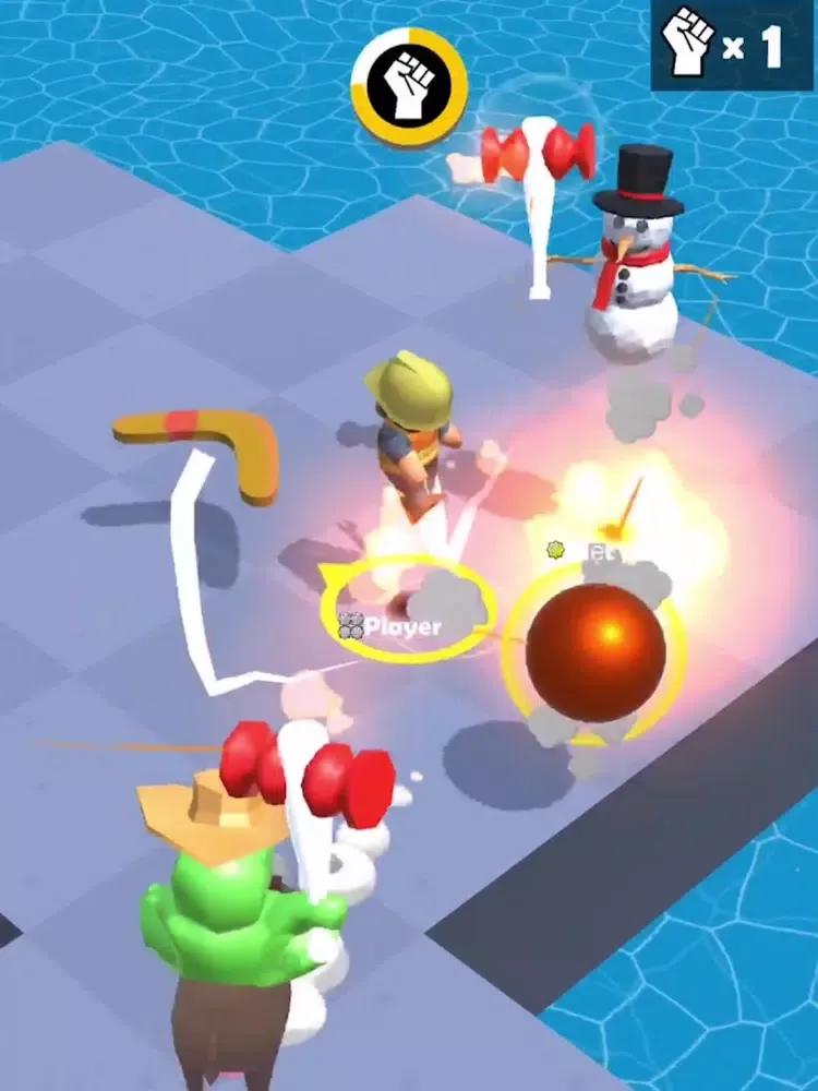 Tangkapan layar Bounce Battle.io iPad 
