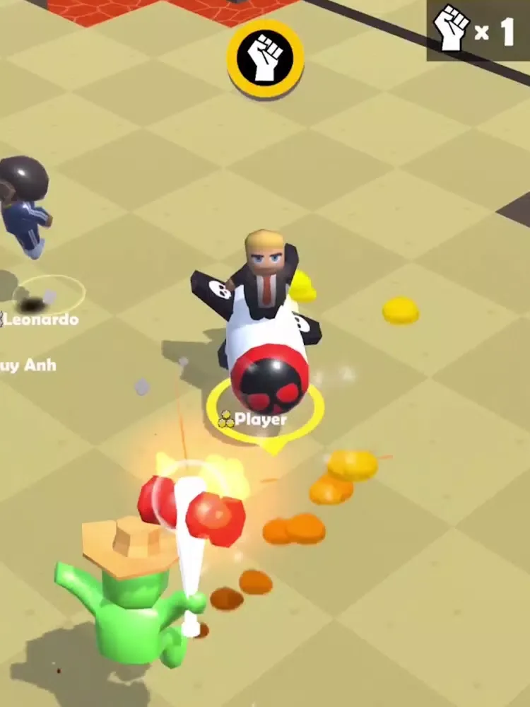 Tangkapan layar Bounce Battle.io iPad 