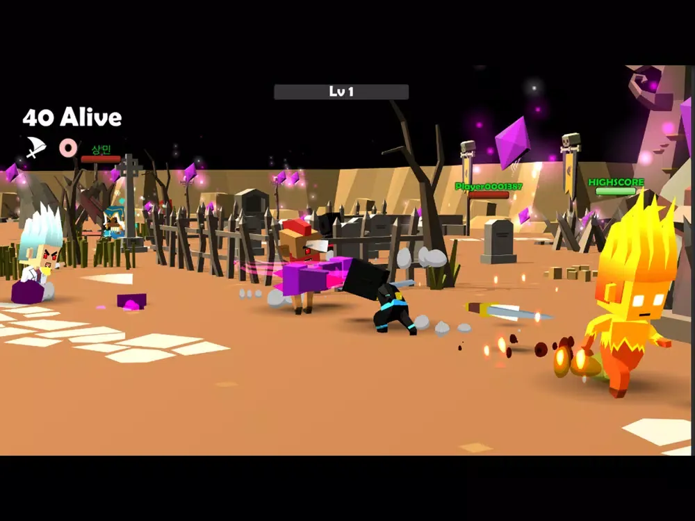 NinjaBattle.io iPad  스크린샷