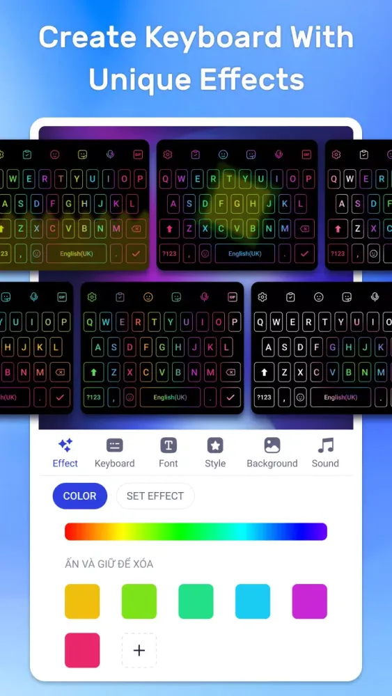 Screenshot di LED Keyboard