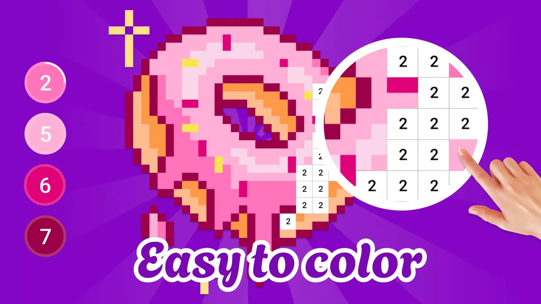 Pixel Art - Color by number 스크린샷