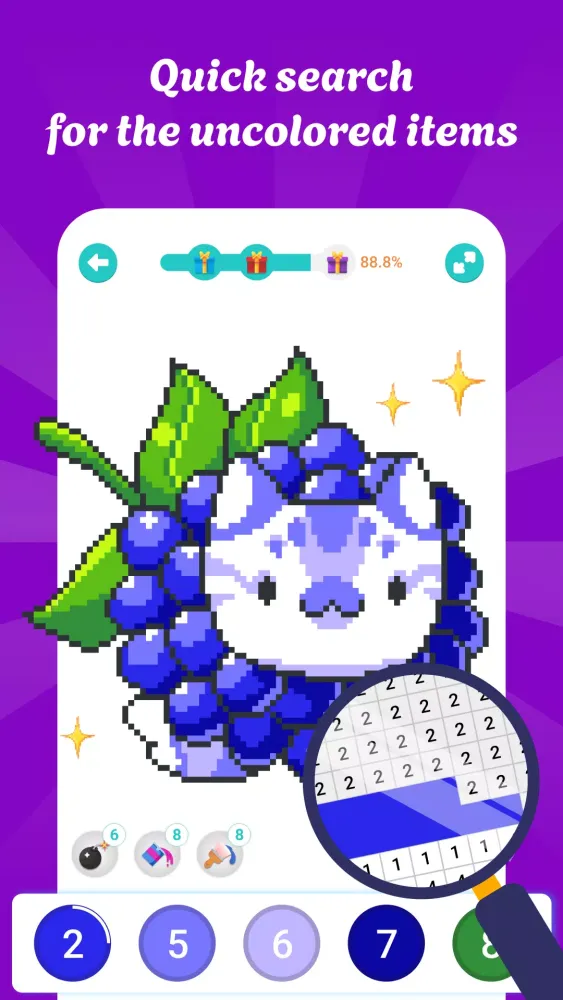 Pixel Art - Color by number 스크린샷