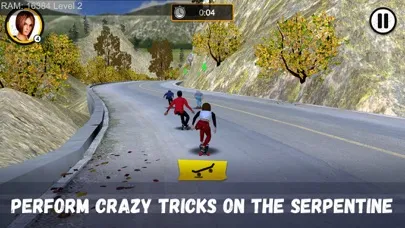 Tangkapan skrin Longboard Simulator 3D: Skate