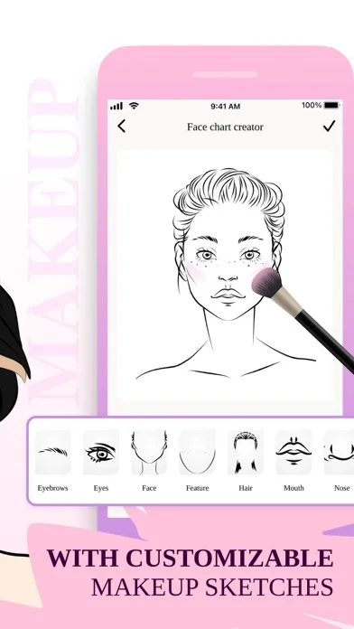 ภาพหน้าจอของ MakeUp Artist Pocket Studio