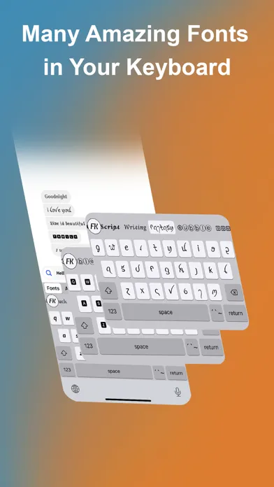 Zrzuty ekranu Font Keyboard - Best of Fonts