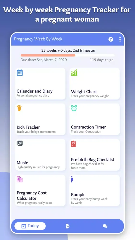 MomDiary: Week by week Pregnan Screenshots