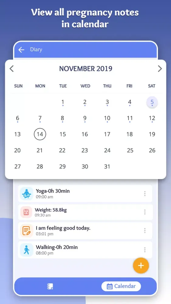MomDiary: Week by week Pregnan Screenshots