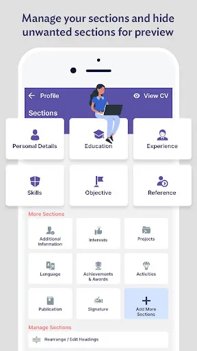Professional Resume Builder -  Screenshots
