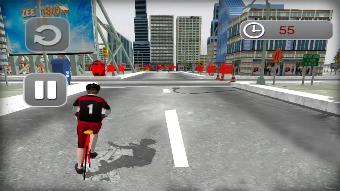 Captures d'écran de Highway Cycle Race : Real Traffic Rush Simulator