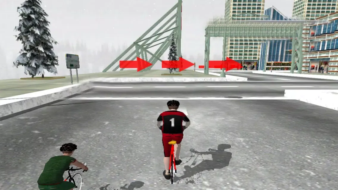 Captures d'écran de Highway Cycle Race : Real Traffic Rush Simulator