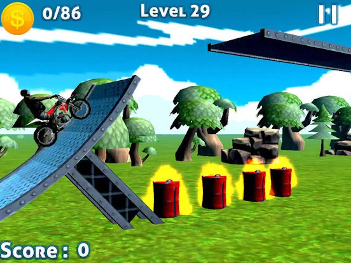 Скриншоты Dirt Bike Highway Stunt Racer iPad 