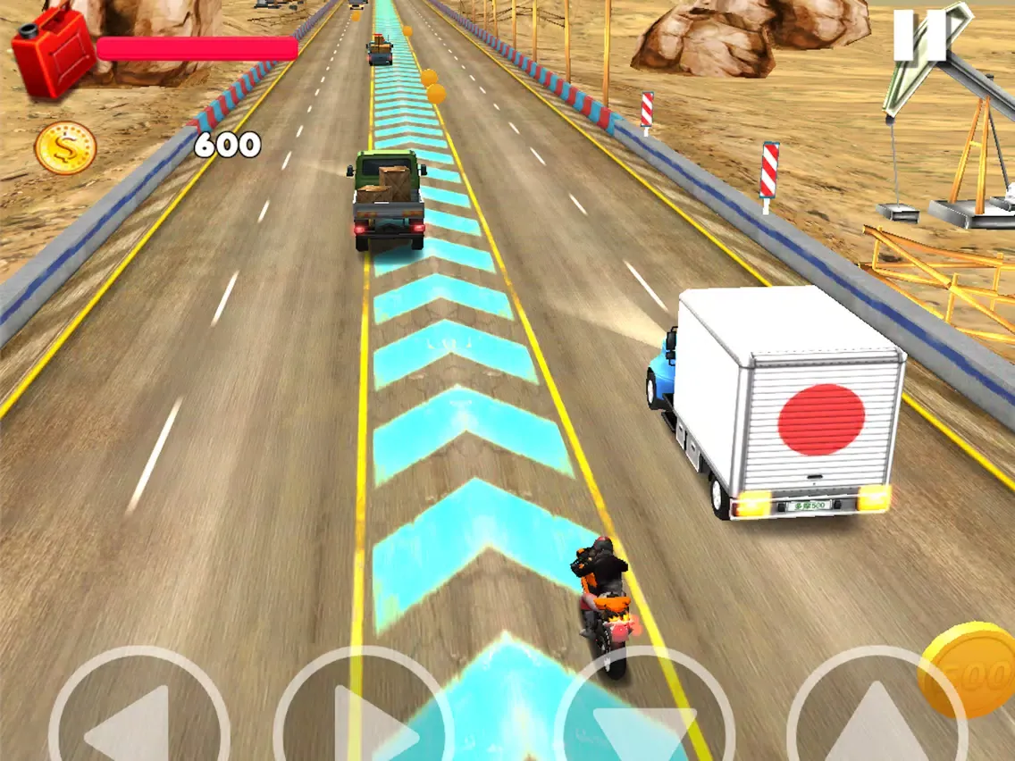 Capturas de tela do Highway Rider Traffic Racer iPad 