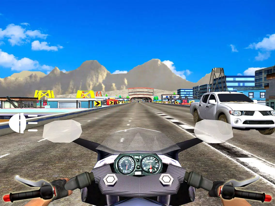 Highway Traffic Racing : Fast Motor-Cycle Drive 3D iPad  Ekran Görüntüleri