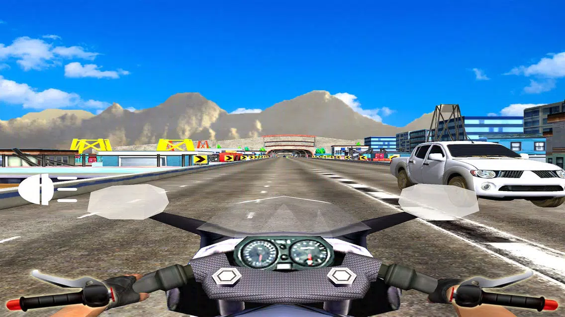 Highway Traffic Racing : Fast Motor-Cycle Drive 3D Ekran Görüntüleri