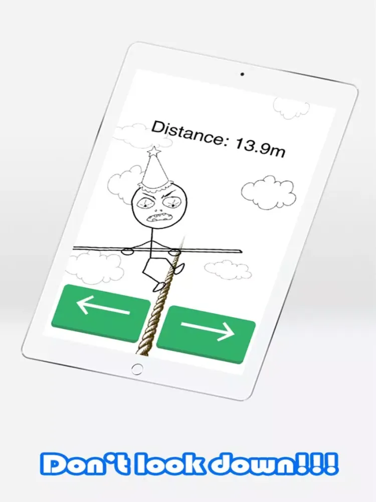 Highwire Walker - extreme balance game iPad  Screenshots