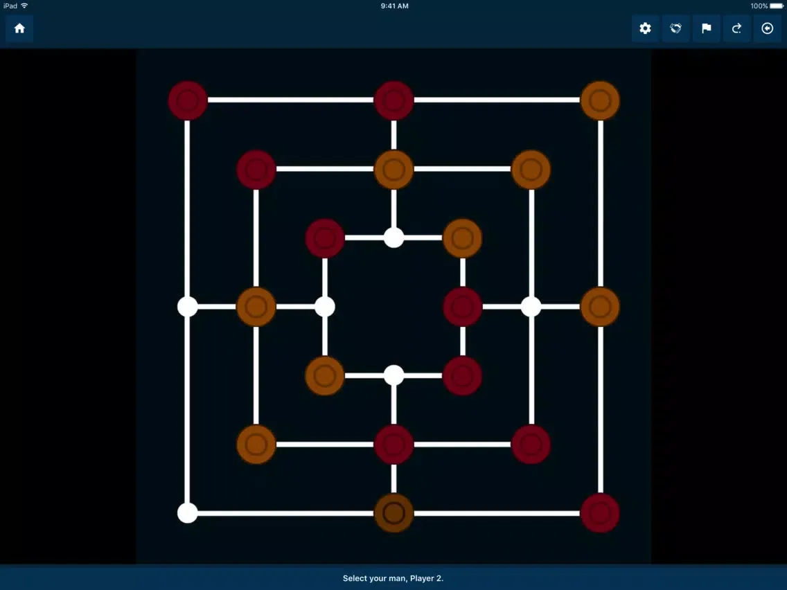 Nine Men's Morris Together iPad  スクリーンショット