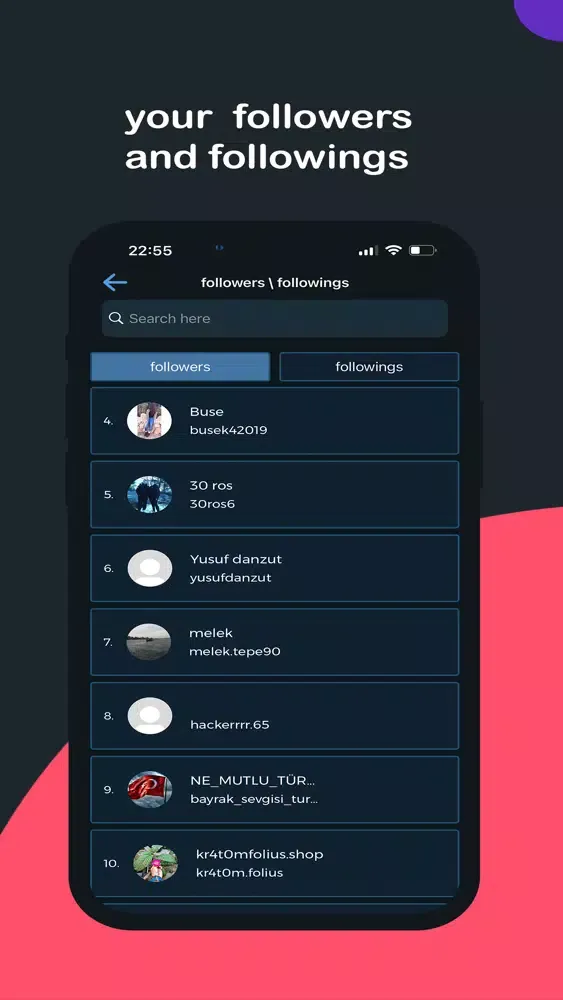 Tangkapan layar Reports+ Light For Instagram