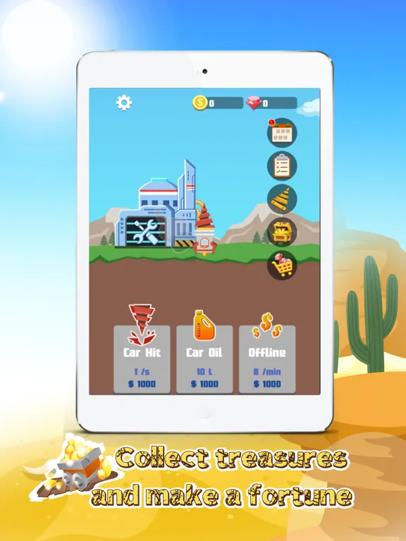 ภาพหน้าจอของ Lucky Dig:Idle Miner Tycoon iPad 