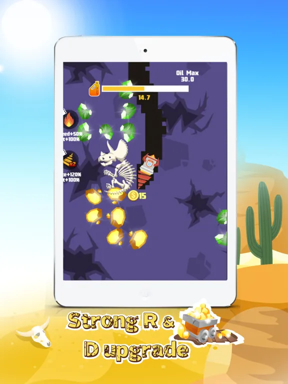 ภาพหน้าจอของ Lucky Dig:Idle Miner Tycoon iPad 