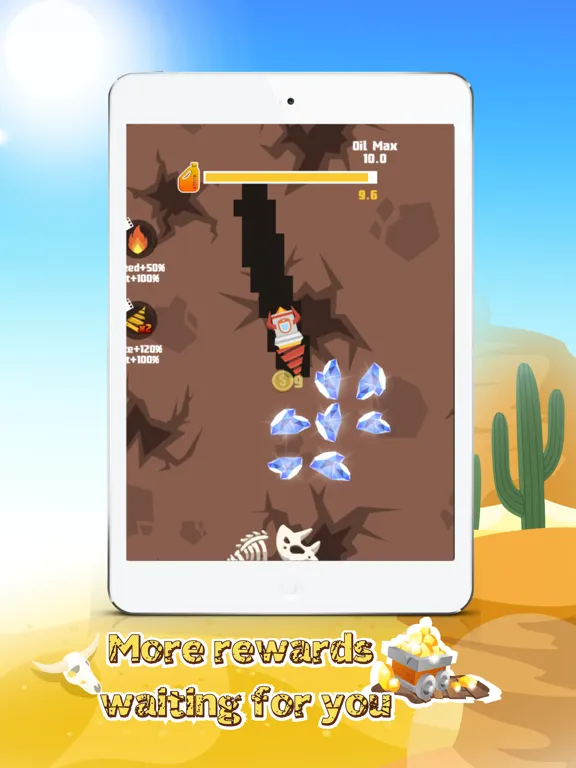 ภาพหน้าจอของ Lucky Dig:Idle Miner Tycoon iPad 