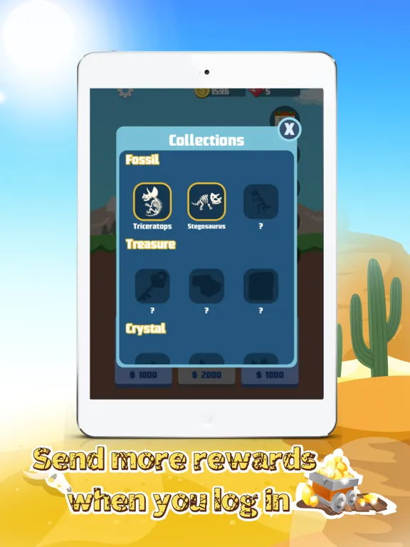 ภาพหน้าจอของ Lucky Dig:Idle Miner Tycoon iPad 