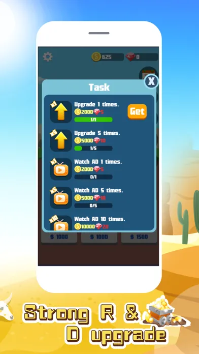 ภาพหน้าจอของ Lucky Dig:Idle Miner Tycoon