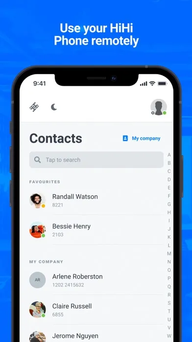 ภาพหน้าจอของ HiHi Connect 2